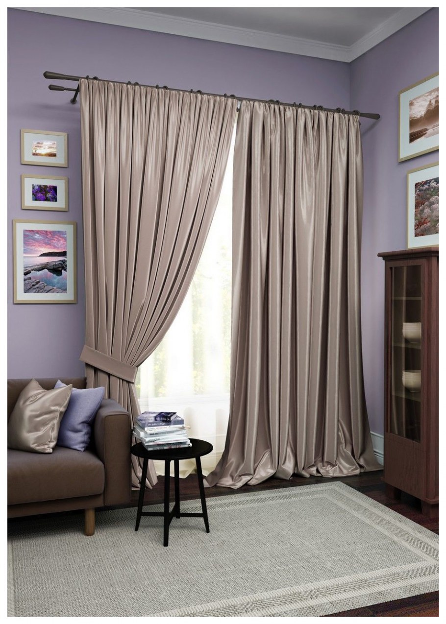 Серые шторы