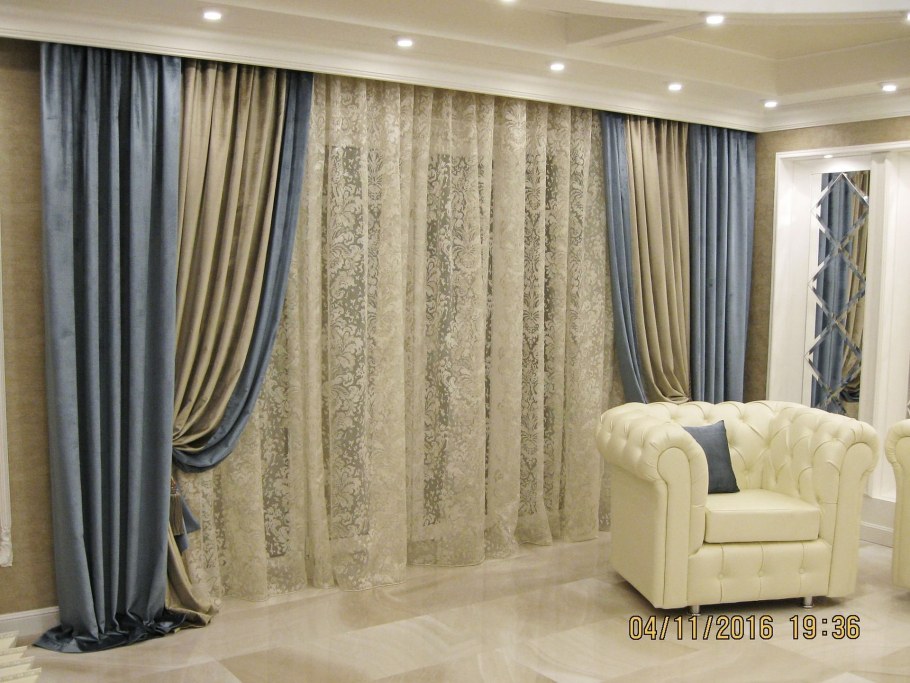 Комплект штор ультра бежевый 145 280 см ml-101678