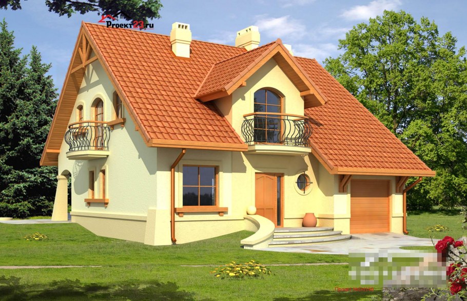 Крыши частных домов с мансардой