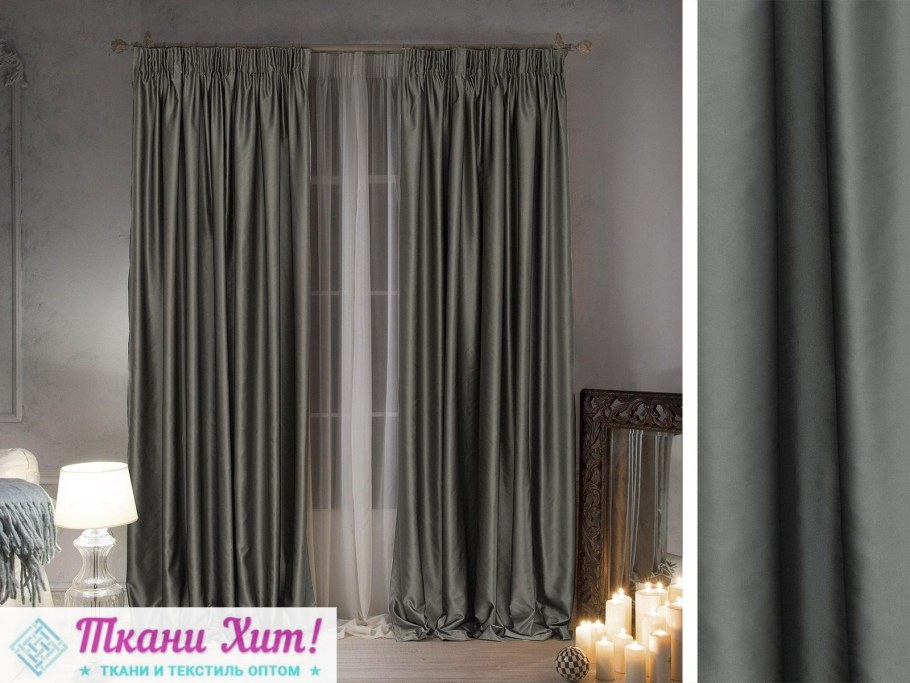 Шторы из атласа