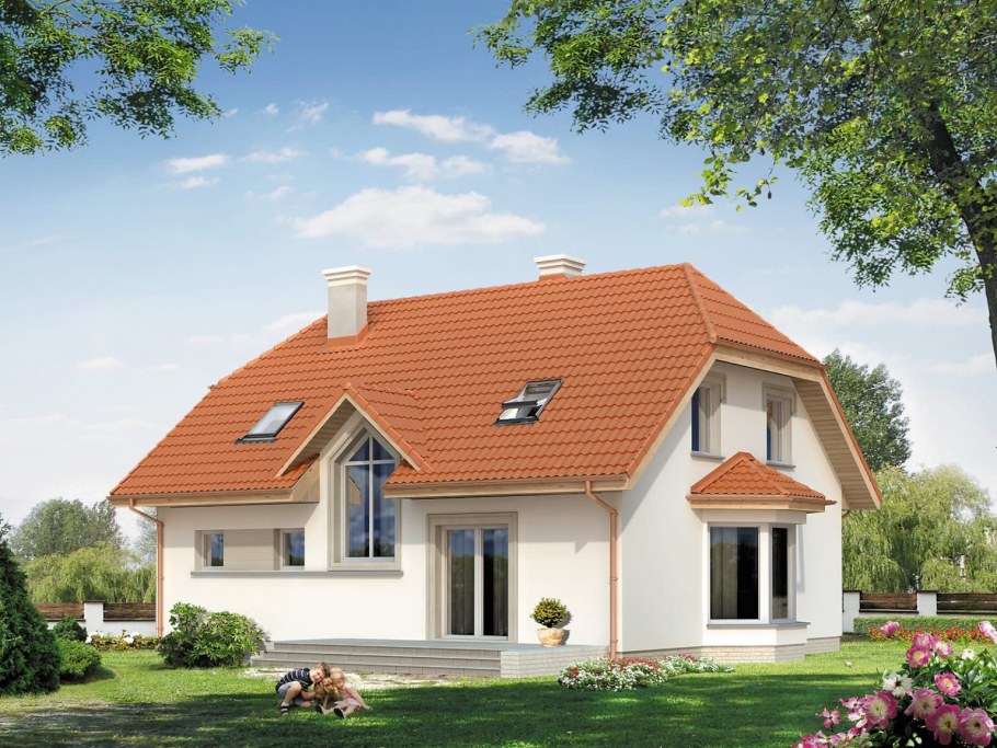 Мансардная полувальмовая