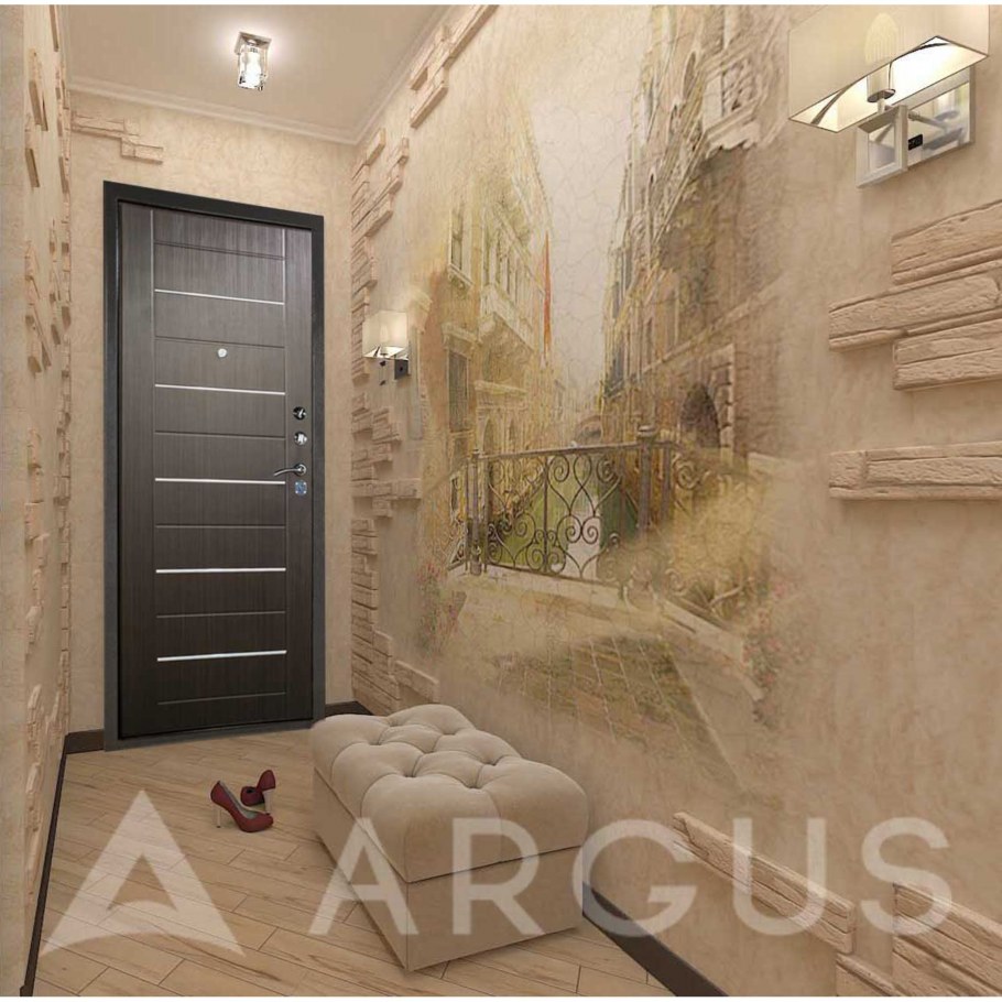 Декоративная штукатурка в коридоре