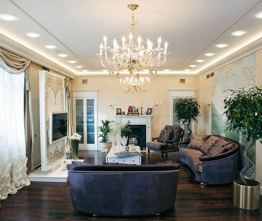 Потолок в неоклассическом стиле