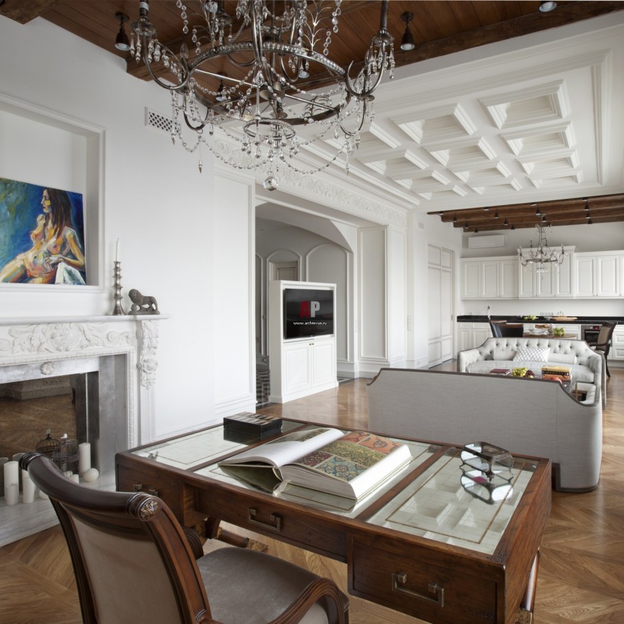 Стиль Неоклассика в теплых тонах