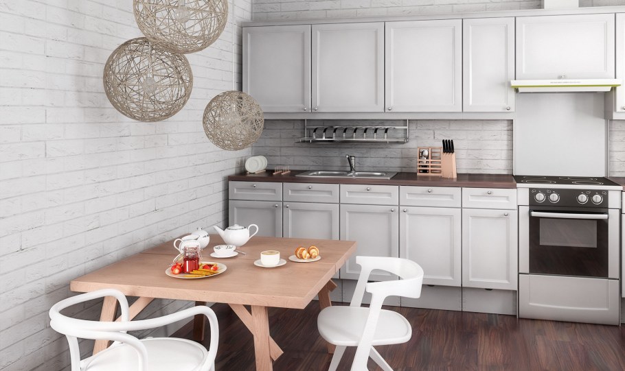 ПВХ-панель Vox Digital Print parete Bianco кирпич 2700х250х5 мм