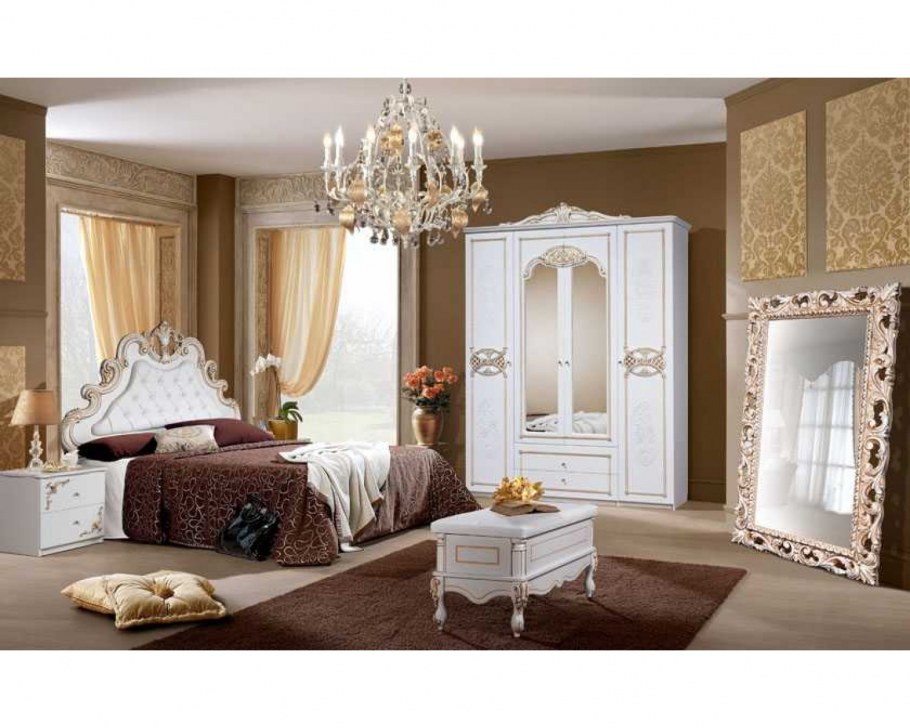 Спальня Гармония белый глянец