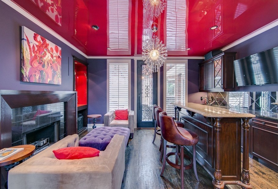 Кухня в хрущевке красно черно белая