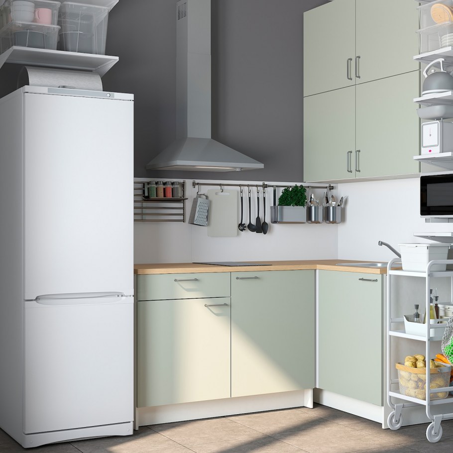 Кухня икеа КНОКСХУЛЬТ белая