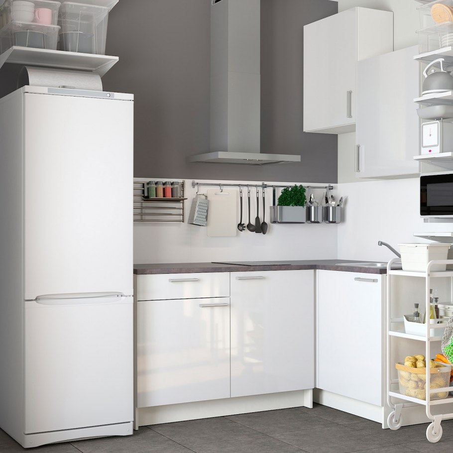 Кухня КНОКСХУЛЬТ икеа в интерьере