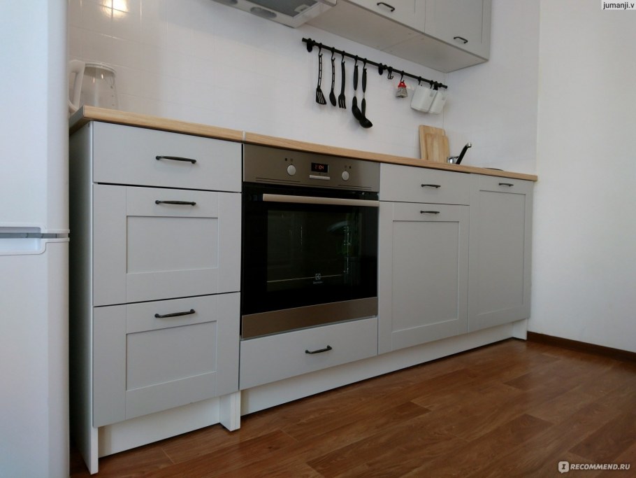 Кухня икеа КНОКСХУЛЬТ серая