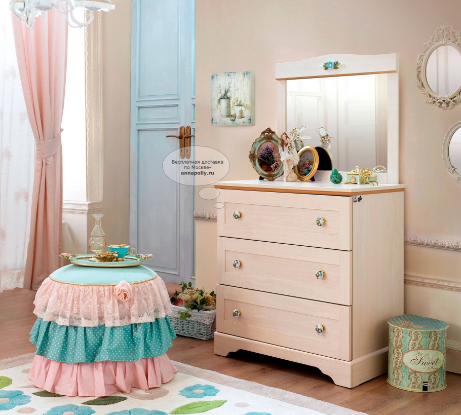 Зеркало к комоду Cilek Flora