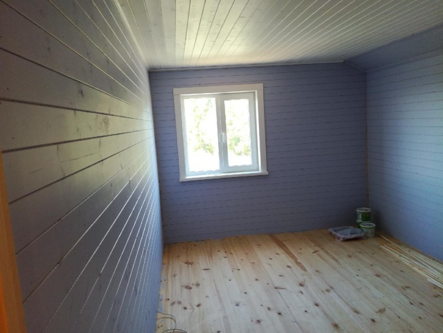 Вагонка отделка краска