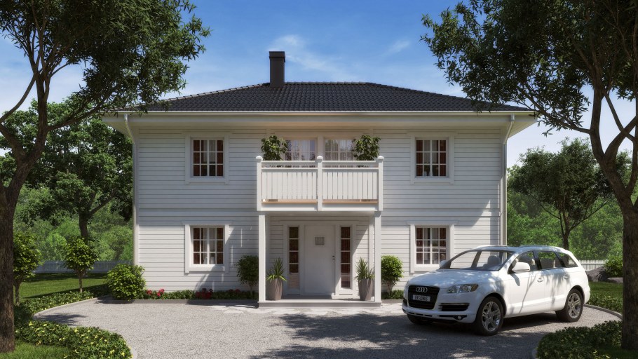 Проекты двухэтажных домов в стиле Прованс