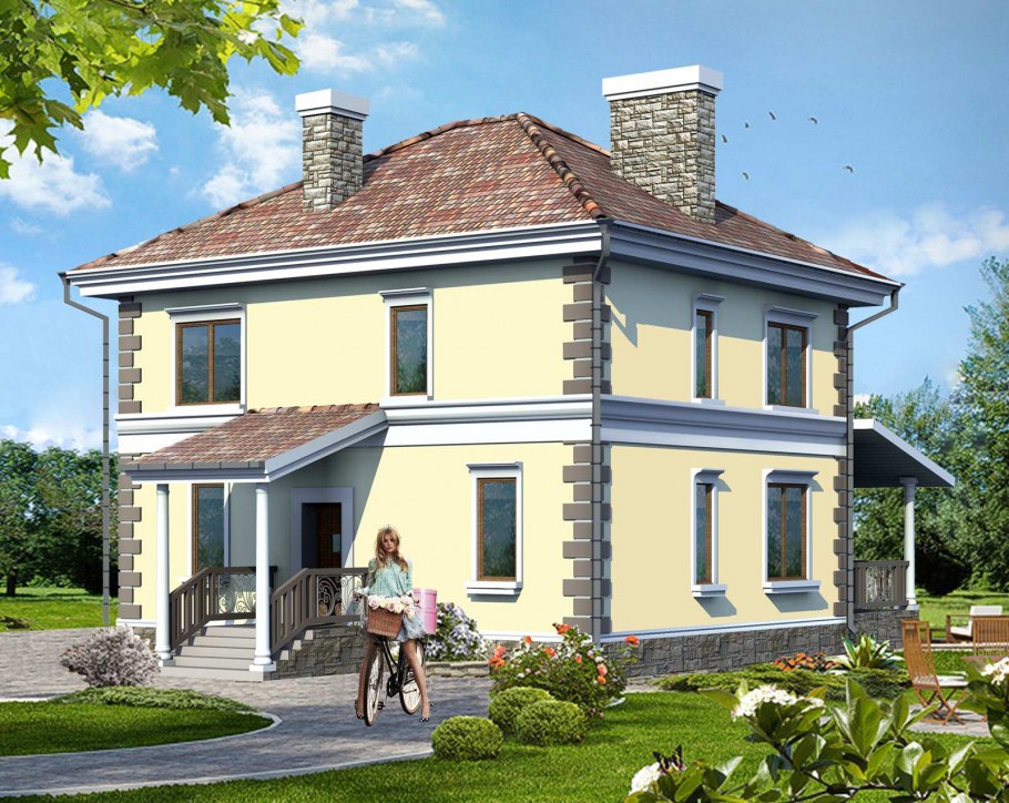 Проекты двухэтажных домов