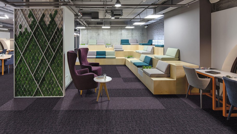 Ковровая плитка Таркетт