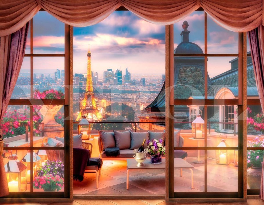 Интерьер с видом на море