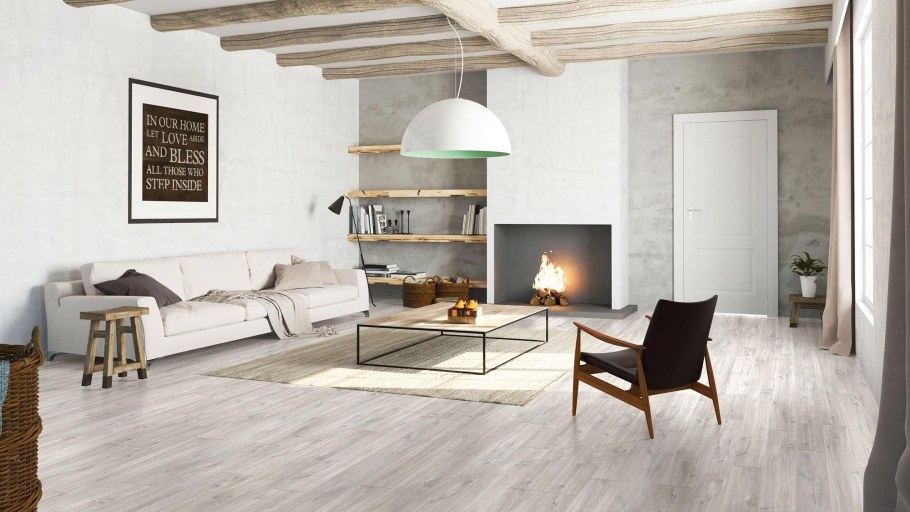 Ламинат quick Step Castle CA 4158 дуб светло-серый патина