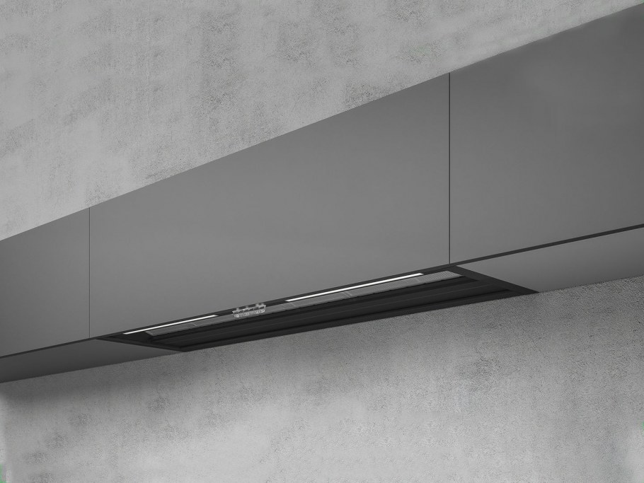 Каминная вытяжка Maunfeld Mersey 90 черное стекло