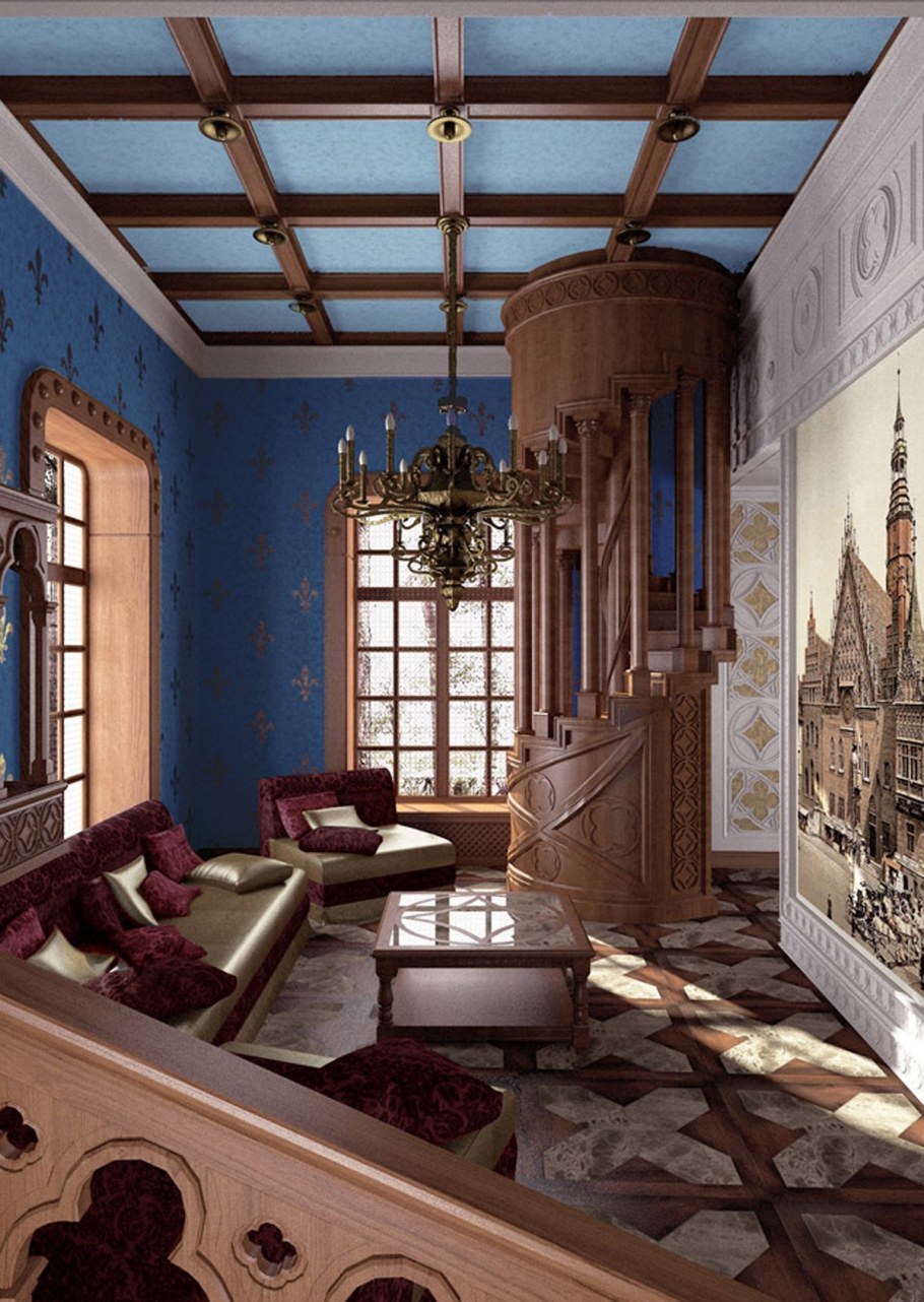 Викторианская Готика интерьер