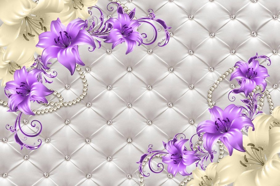 Баннер 3д цветы