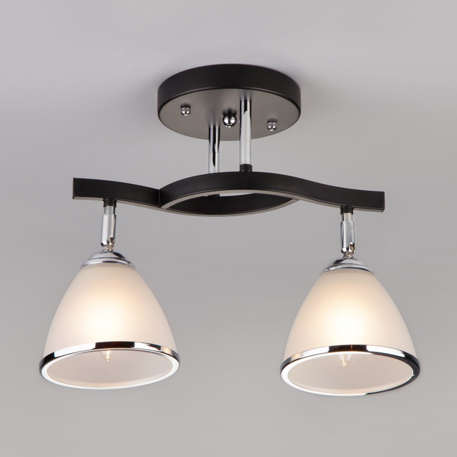 Люстра 9612/3 хром/венге