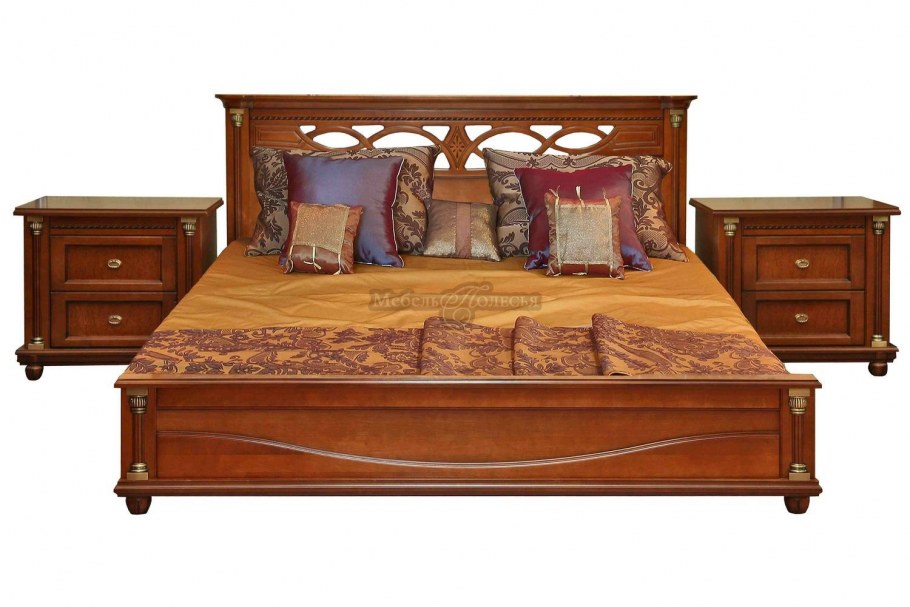 Валенсия 2м кровать п 254.51 античная темпера с золотом