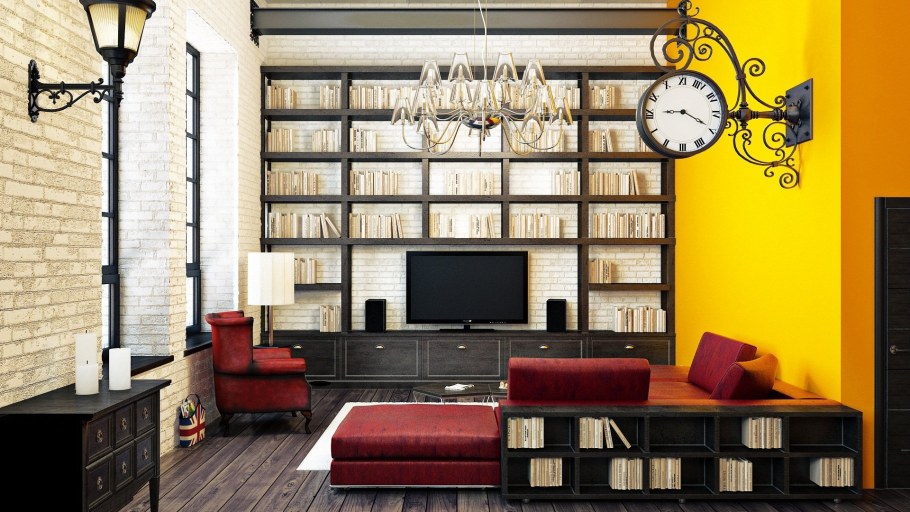 Отделка стен лофт