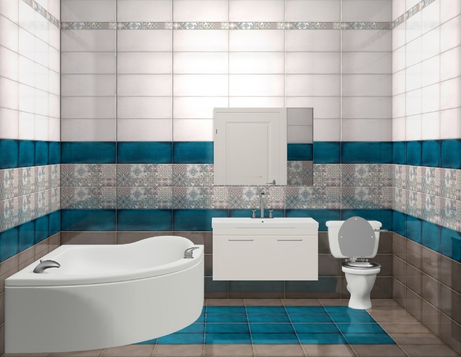 Плитка настенная Azori Eclipse Indigo 505x201