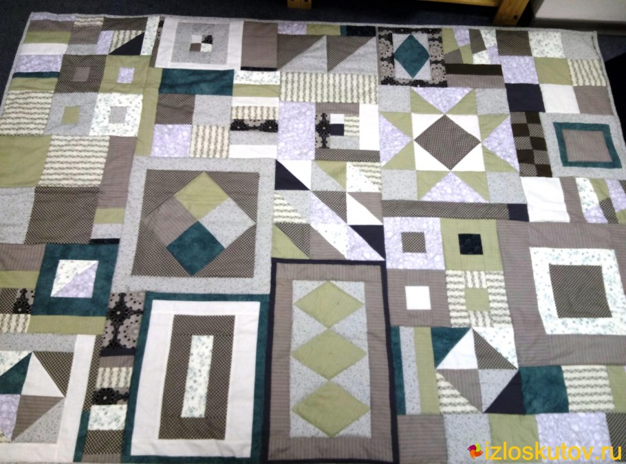 Пэчворк в интерьере гостиной