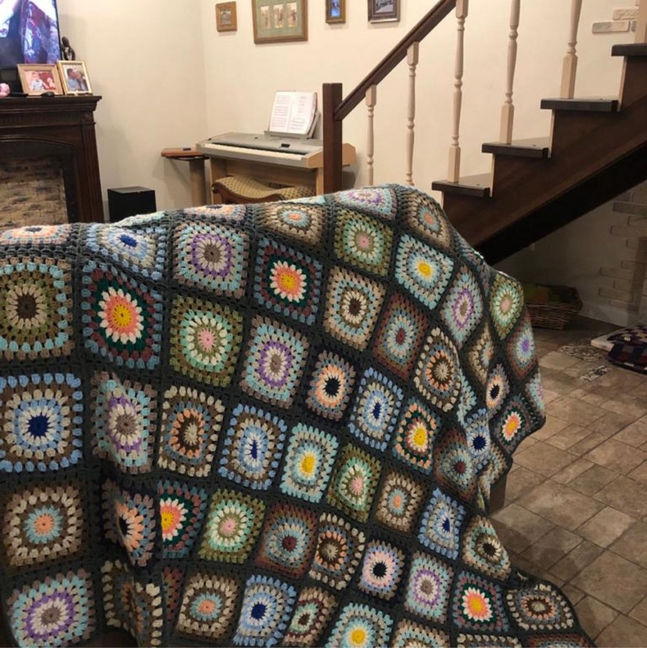 Леди Ольга лоскутное одеяло