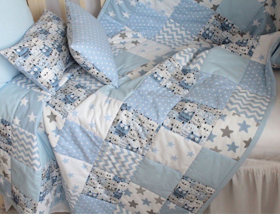 Лоскутное одеяло для мальчика