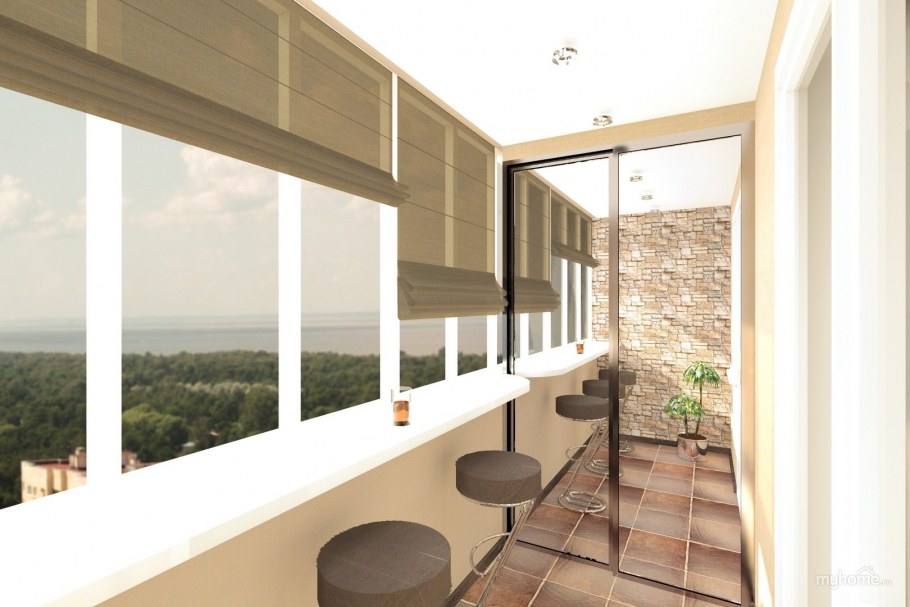 Мини бар на лоджии