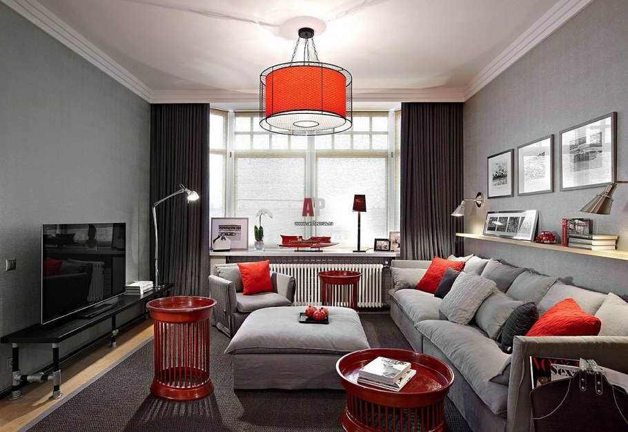 Черно белый стиль в интерьере