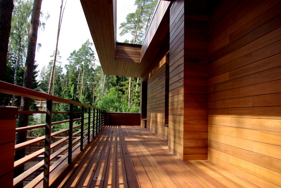 Имитация бруса лиственница отделка