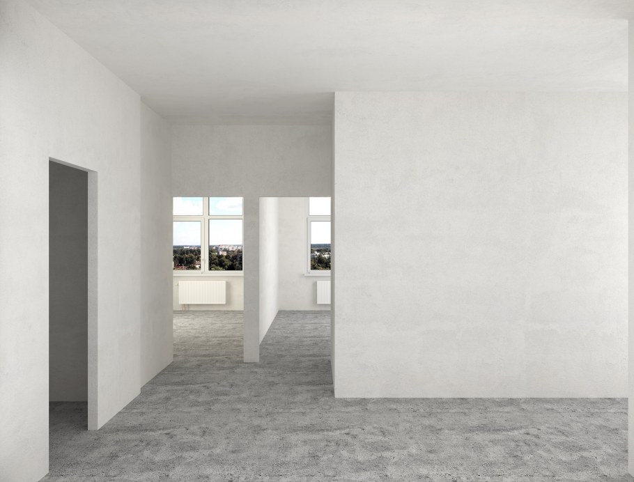 Белая чистовая отделка