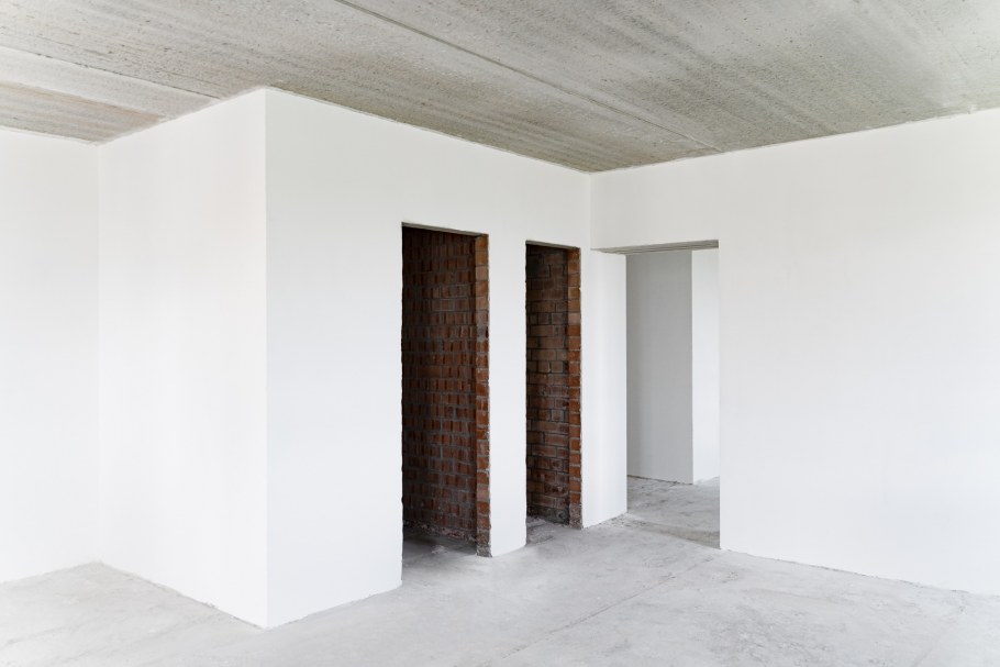 Отделка белый куб