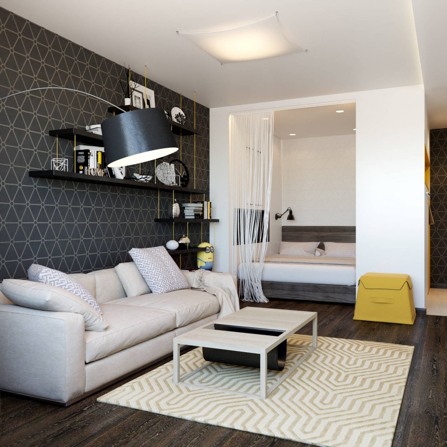 Однокомнатная квартира в стиле Минимализм