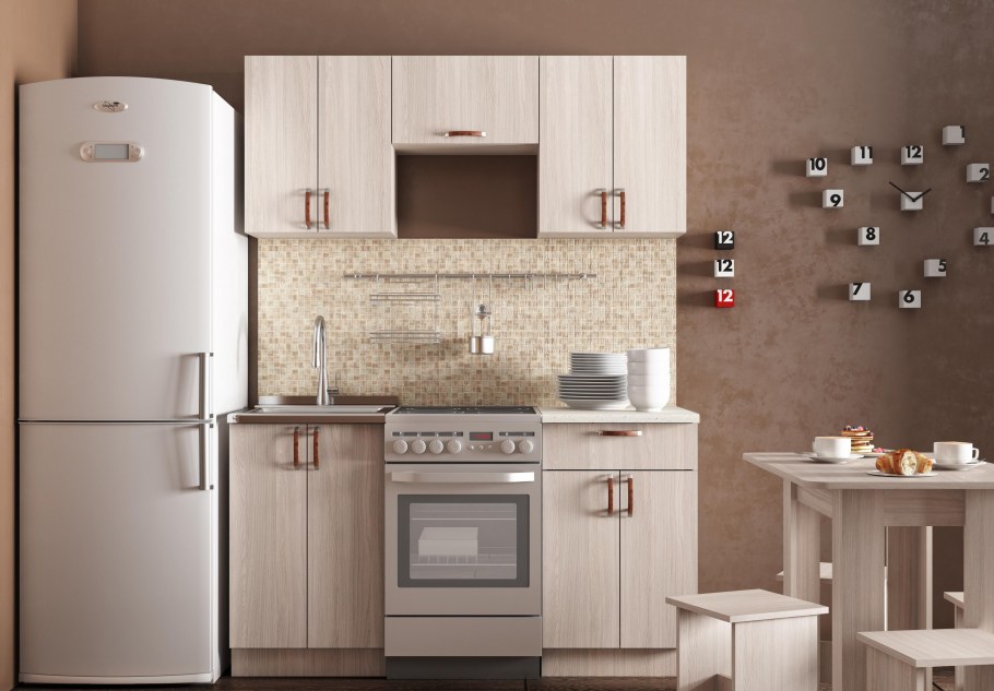 Кухня "эконом-1,2м" лайм