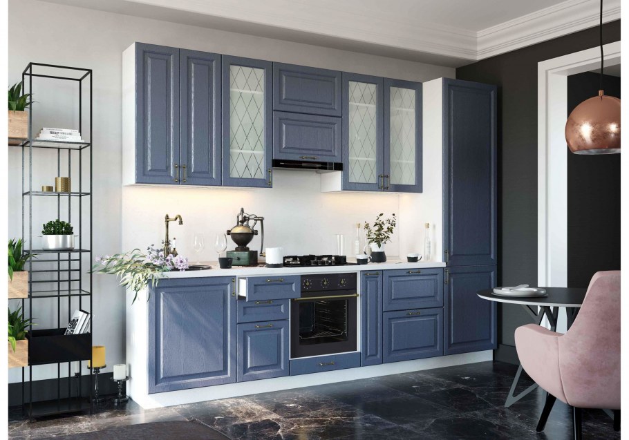 Синие кухни