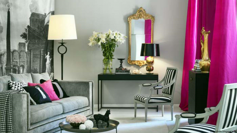 Яркая мебель в интерьере