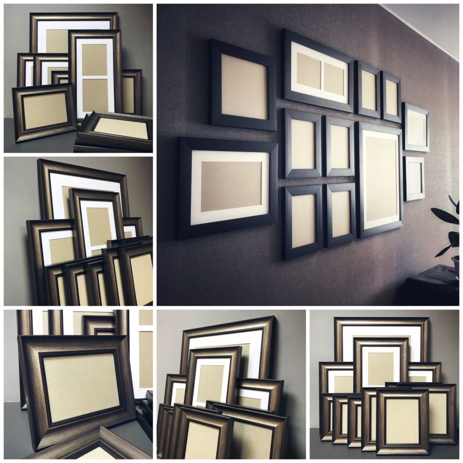 Набор фоторамок венге