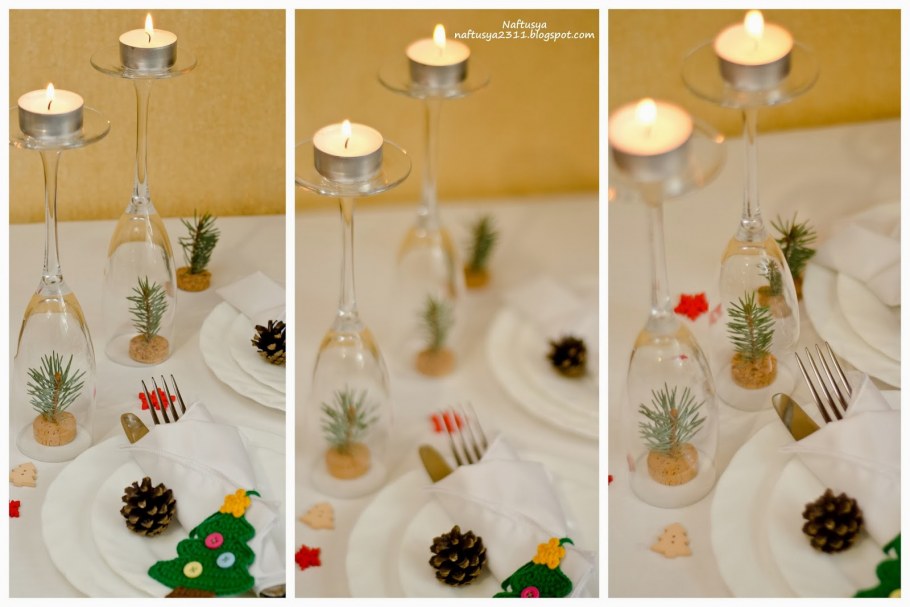 Украшение новогоднего стола