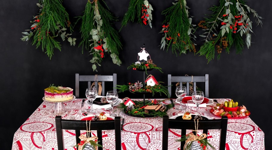 Украшение новогоднего стола