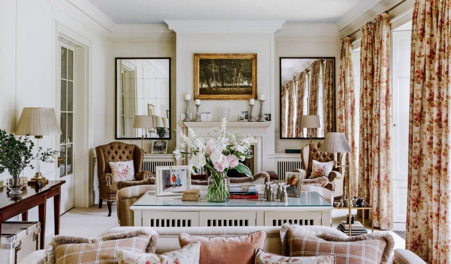 Английский декор интерьера