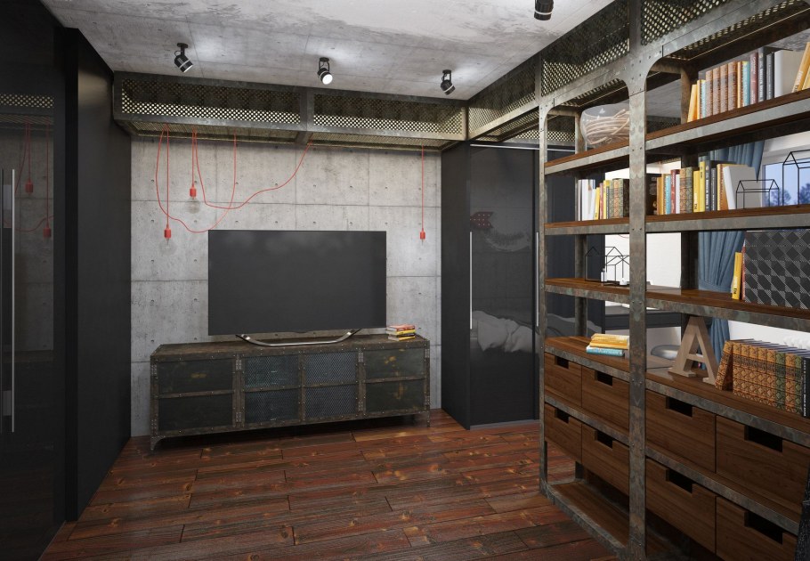 Квартира в стиле андеграунд