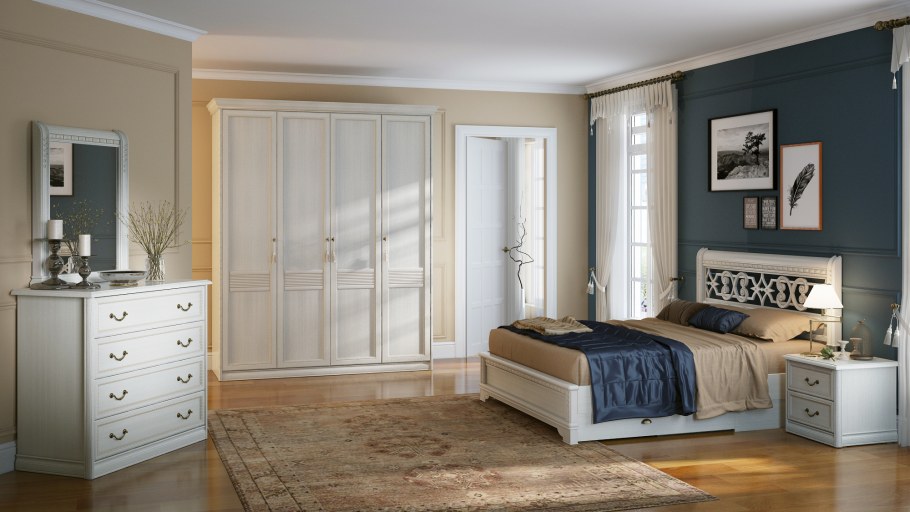 Шатура мебель спальня Лючия светлая