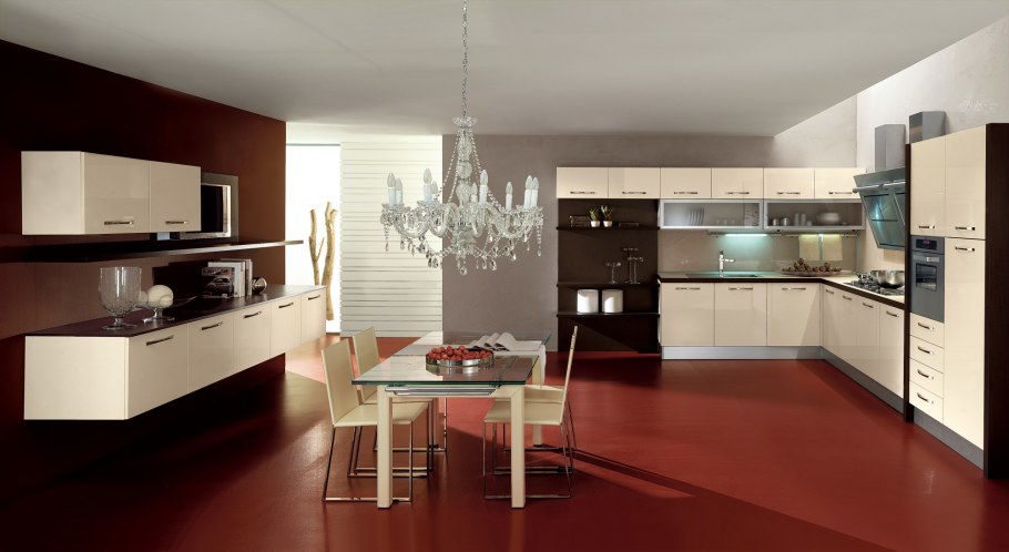 Кухня в сером цвете