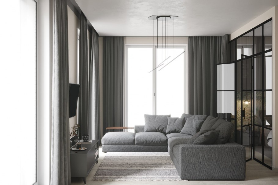 Примеры дизайна квартиры двухкомнатные в стиле Минимализм