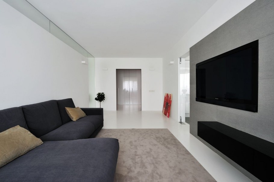 Гостиная в стиле Минимализм 13 м