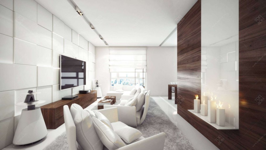 Стиль Минимализм в интерьере 2х комн квартиры